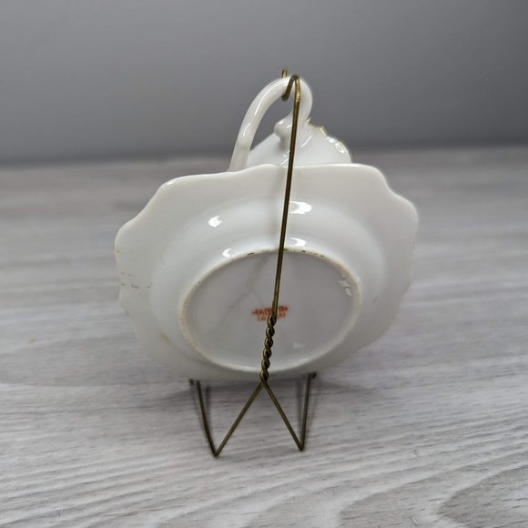 Vintage Miniature Floral Tea Cup & Saucer - Picture 3 of 7